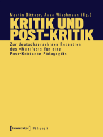 Kritik und Post-Kritik: Zur deutschsprachigen Rezeption des »Manifests für eine Post-Kritische Pädagogik«
