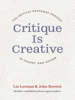 Critique Is Creative: The Critical Response Process® in Theory and Action