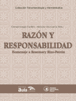 Razón y responsabilidad. Homenaje a Rosemary Rizo-Patrón de Lerner