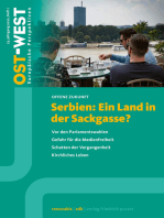 Serbien: Ein Land in der Sackgasse?: Ost-West. Europäische Perspektiven 1/2022