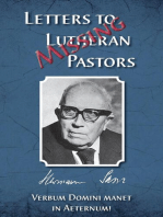 Missing Letters to Lutheran Pastors, Hermann Sasse