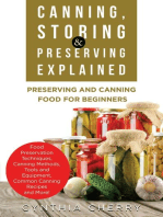 Canning, Storing & Preserving Explained