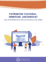 Patrimoni cultural, territori, Universitat: Les Universitats Estacionals en 2020