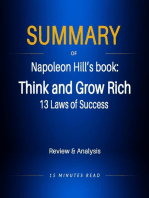 Summary of Napoleon Hill's book