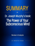 Summary of Dr. Joseph Murphy's book