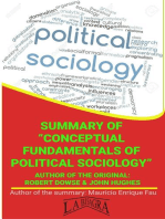 Summary Of "Conceptual Fundamentals Of Political Sociology" By Robert Dowse & John Hughes: UNIVERSITY SUMMARIES