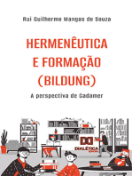 Hermenêutica e formação (Bildung)