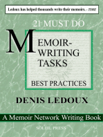 21 Must-Do Memoir-Writing Tasks