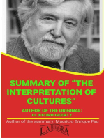 Summary Of "The Interpretation Of Cultures" By Clifford Geertz
