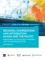 Regional Cooperation and Integration in Asia and the Pacific: Responding to the COVID-19 Pandemic and “Building Back Better”