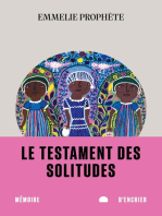 Le TESTAMENT DES SOLITUDES