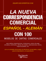 La nueva correspondencia comercial Español - Alemán