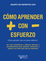 Cómo aprender más con menos esfuerzo