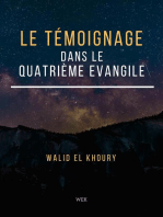 Le Témoignage dans le Quatrième Evangile