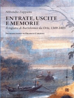Entrate, uscite, memorie: Il registro di Bartolomeo da Orte, 1369-1403