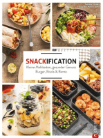 Snackification: Kleine Mahlzeiten, gesunder Genuss. Burger, Bowls & Bento