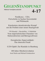 GegenStandpunkt 4-17: Politische Vierteljahreszeitschrift