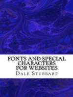 Fonts and Special Characters for Websites