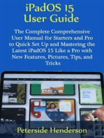 iPadOS 15 User Guide: The Complete Comprehensive User Manual for Starters  and Pro to Quick Set Up and Mastering the Latest iPadOS 15 Like a Pro with New Features, Pictures, Tips, and Tricks