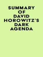 Summary of David Horowitz's DARK AGENDA