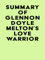 Summary of Glennon Doyle Melton's Love Warrior