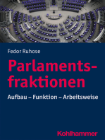 Parlamentsfraktionen: Aufbau - Funktion - Arbeitsweise