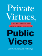 Private Virtues, Public Vices: Philanthropy and Democratic Equality