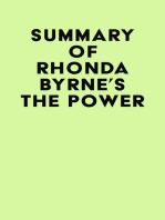 Summary of Rhonda Byrne's The Power