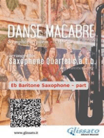 Eb Baritone Sax part of "Danse Macabre" for Saxophone Quartet