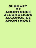 Summary of Anonymous Alcoholics's Alcoholics Anonymous