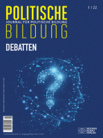 Debatten: Journal für politische Bildung 1/2022