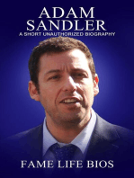 Adam Sandler A Short Unauthorized Biography