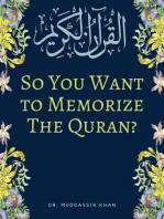 So You Want To Memorize The Quran?