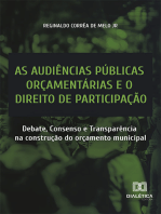As audiências públicas orçamentárias e o direito de participação: Debate, Consenso e Transparência na construção do orçamento municipal