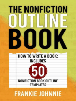 The Nonfiction Outline Book Includes 50 Book Outline Templates