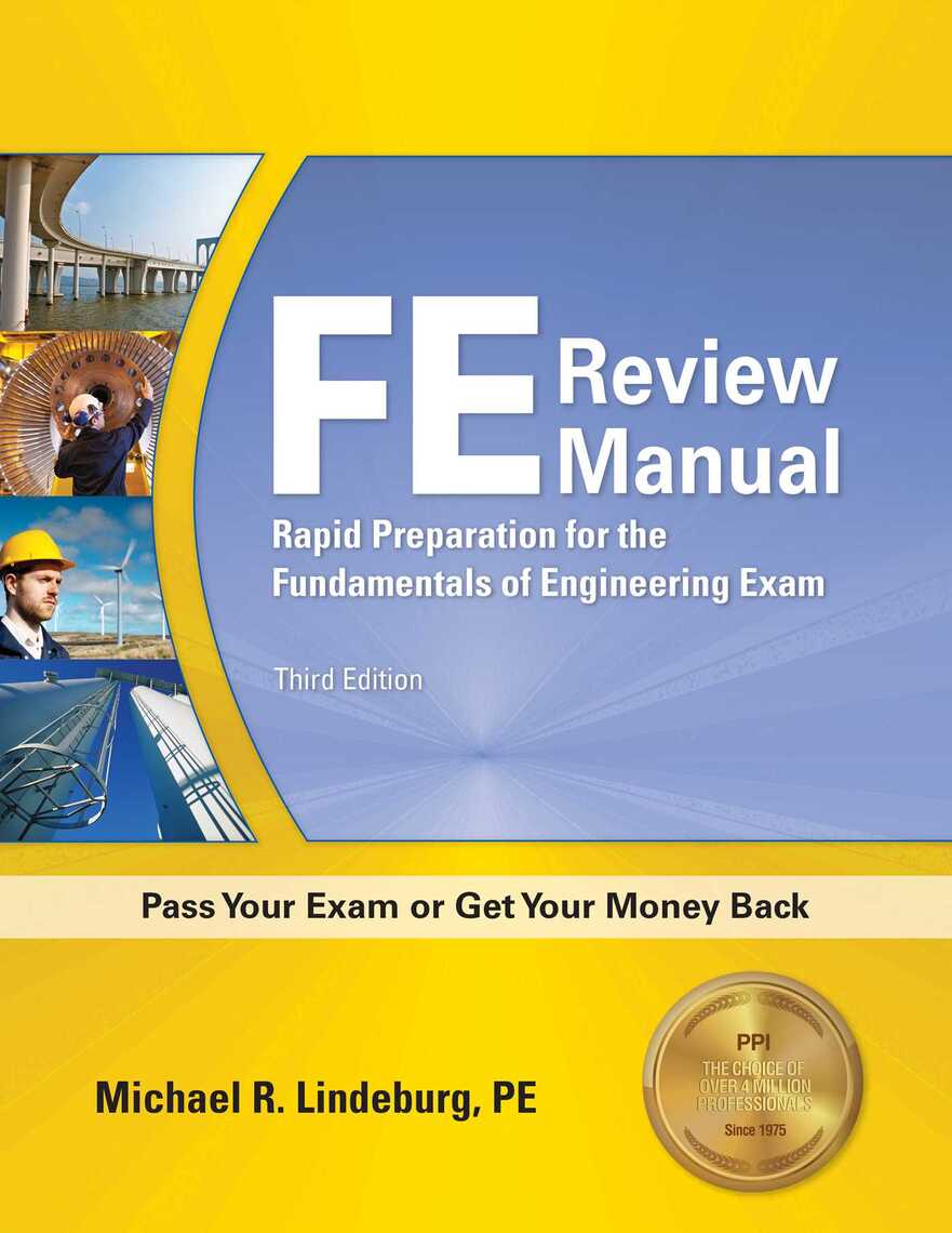 PPI FE Review Manual: Rapid Preparation for the Fundamentals of Engineering  Exam, 3rd Edition eText - 1 Year by Michael R. Lindeburg - Ebook | Scribd