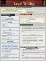 Legal Writing: QuickStudy Laminated Reference Guide