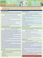Nursing: Lab Values: a QuickStudy Laminated 6-Page Reference Guide