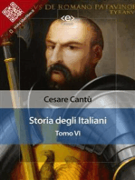 Storia degli italiani. Tomo VI