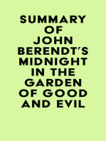 Summary of John Berendt's Midnight in the Garden of Good and Evil