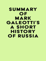 Summary of Mark Galeotti's A Short History of Russia