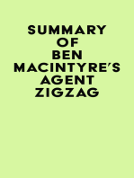 Summary of Ben Macintyre's Agent Zigzag