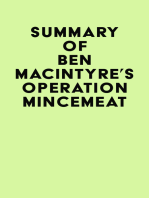 Summary of Ben Macintyre's Operation Mincemeat