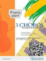 Piano parts "3 Choros" by Zequinha De Abreu for Cello and Piano