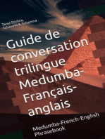Guide de conversation trilingue Medumba- français-anglais