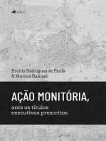 Ação Monitória, ante os títulos executivos prescritos