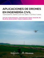 Aplicaciones de drones en ingeniería civil: Topografía inspección de obra y estructuras