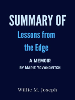 Summary of Lessons from the Edge A Memoir by Marie Yovanovitch