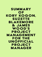 Summary of Kory Kogon, Suzette Blakemore & James Wood's Project Management for the Unofficial Project Manager