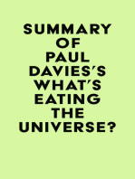 Summary of Paul Davies's What's Eating the Universe?